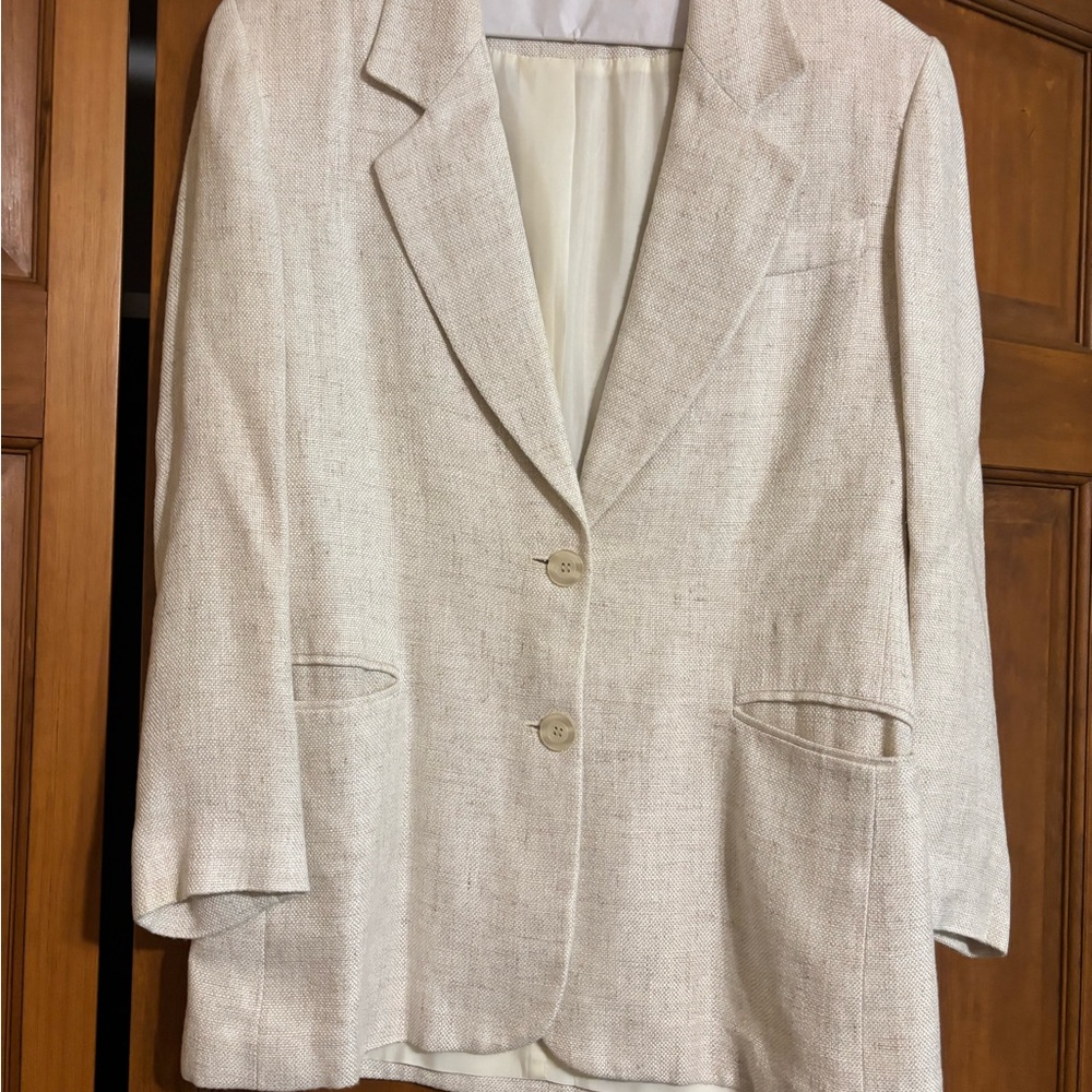 Vintage Women’s Linen Blazer